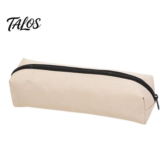 Wide-mouth Zipper Pouch Oxford Pencil Case, Large Capacity Pen for Students, Nylon Fabric Bag Simple Stationery Office School Travel Storage Case