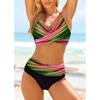 Fashion Women's Sexy Solid Color Tight Temperament Beachwear Bikini Swimsuit