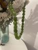 Emerald Green Avocado Beaded Necklace with Yuanbao Buckle - High-End Natural Stone Clavicle Chain