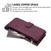 Zipper Leather Wallet Phone Case On For Coque iPhone 17 Pro Max 17 Air 16 15 14 13 12 11 Pro Max 16 15 14 Plus Cards Cover Funda