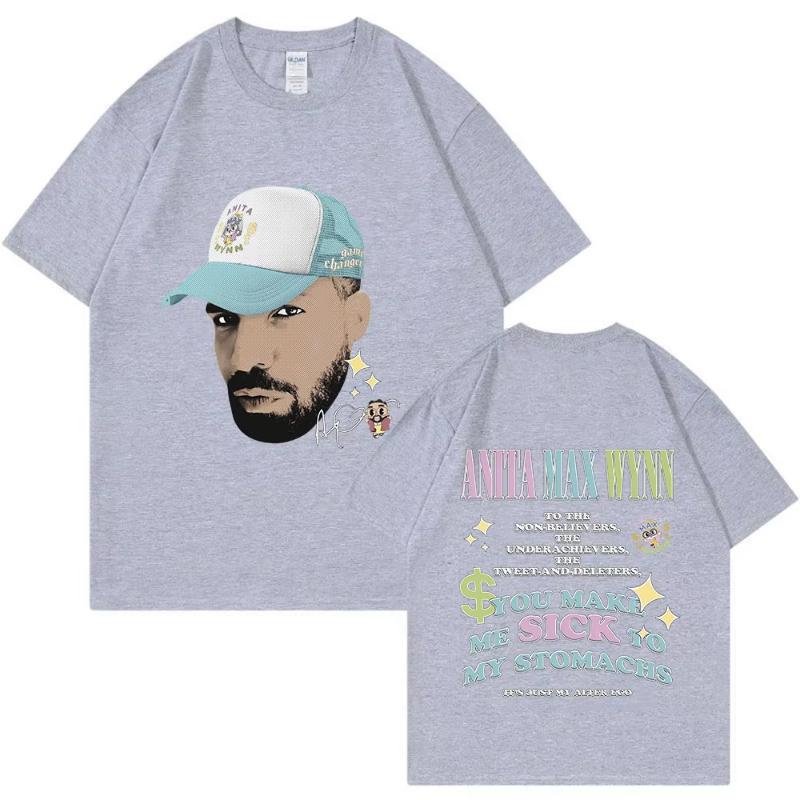 

Drake Anita Max Wynn Funny Meme Graphic T Shirt Unisex Women Fashion Hip Hop Oversized Tshirt Casual ONeck Cotton T shirts Tops 4XL