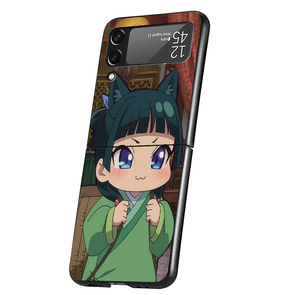A-Apothecary D-Diaries Cute Cover Phone Case For Samsung Galaxy Z Flip 7 6 5 4 3 5G Flip7 Flip6 Flip5 Flip4 Flip3 Black Fundas S