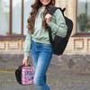 3Pcs Needy Girl Streamer Overload Backpack Set for Girls Boys Pen Bags Bookbag Sets with Lunch Box For School Students Knapsack