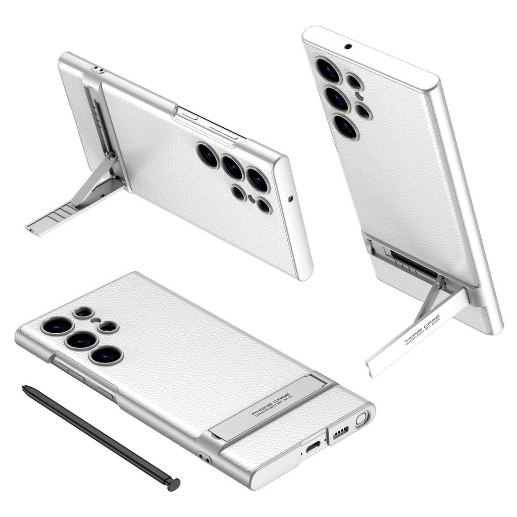 Samsung S24/S24Plus/S24Ultra Ultra-thin Leather Stand Phone Case