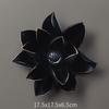 Nordic Three-dimensional Flower Wall Decoration Living Room Background Wall Resin Gilded Flower Wall Hanging Interior Decoration