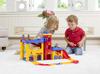 VIKING TOYS Viking City Parking Plus, 3-Story Parking Garage with Manual Elevator, Multicolor, Ages 1+, 156125