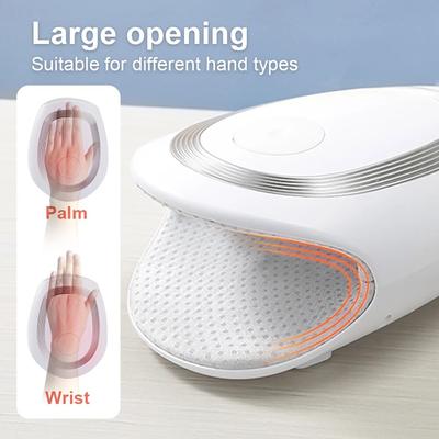 Hand Massager with Heat Cordless Machine Air Compression Massage Palm Massager Finger Wrist Wrist Acupoint Massage Pain Relief