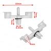10 Pezzi Clip di Fissaggio per Battitacco Porta Installazione Facile 7L0853547A Accessori Sostituzione Diretta