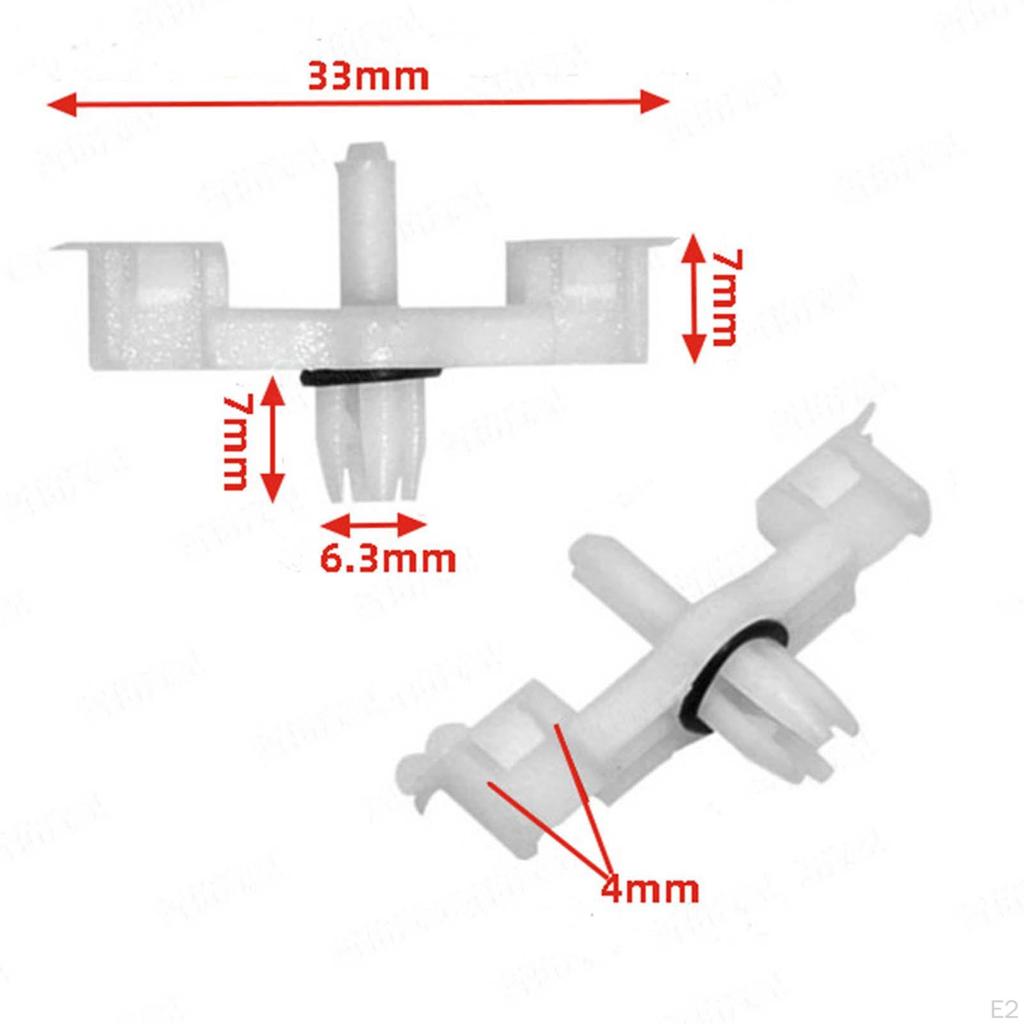 10 Pezzi Clip di Fissaggio per Battitacco Porta Installazione Facile 7L0853547A Accessori Sostituzione Diretta