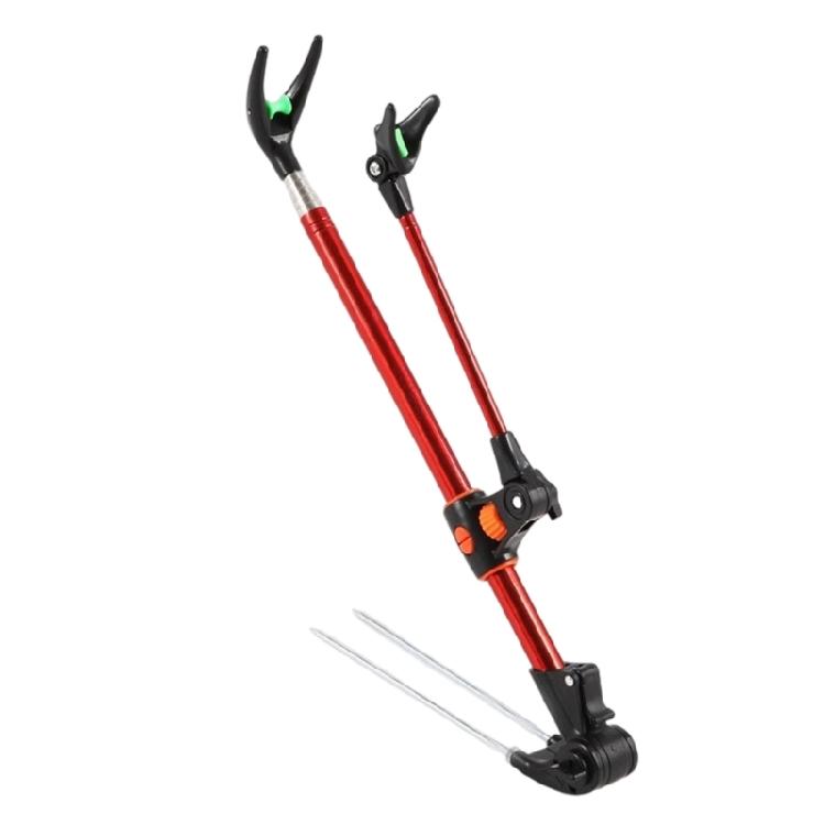 Stainless Steel Telescoping Fishing Poles Hand Rod Holder Replacement Adjustable Folding Fishing Rod Support Frame 2.4 meters