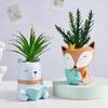 Bear Rabbit Foxes Flowerpot Storage Mold Trinket Holder Tool DIY Home Decor Mold