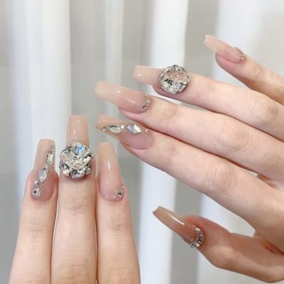 10 Stück Nail Art Strasssteine ​​funkelnde Metallornamente Nail Art Zubehör für DIY Handwerk Nägel Kleidung Schuhe Schmuck