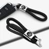 2025 Car New Honda Metal+Braided Car Key Chain Key Ring Key Lanyard Car Emblem For Honda Civic Mugen Accord Odyssey JAZZ CRV Fit