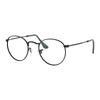 RAYBAN Round Unisex Couple Style Prescription Optical Glasses Frames Metal RX3447V2509