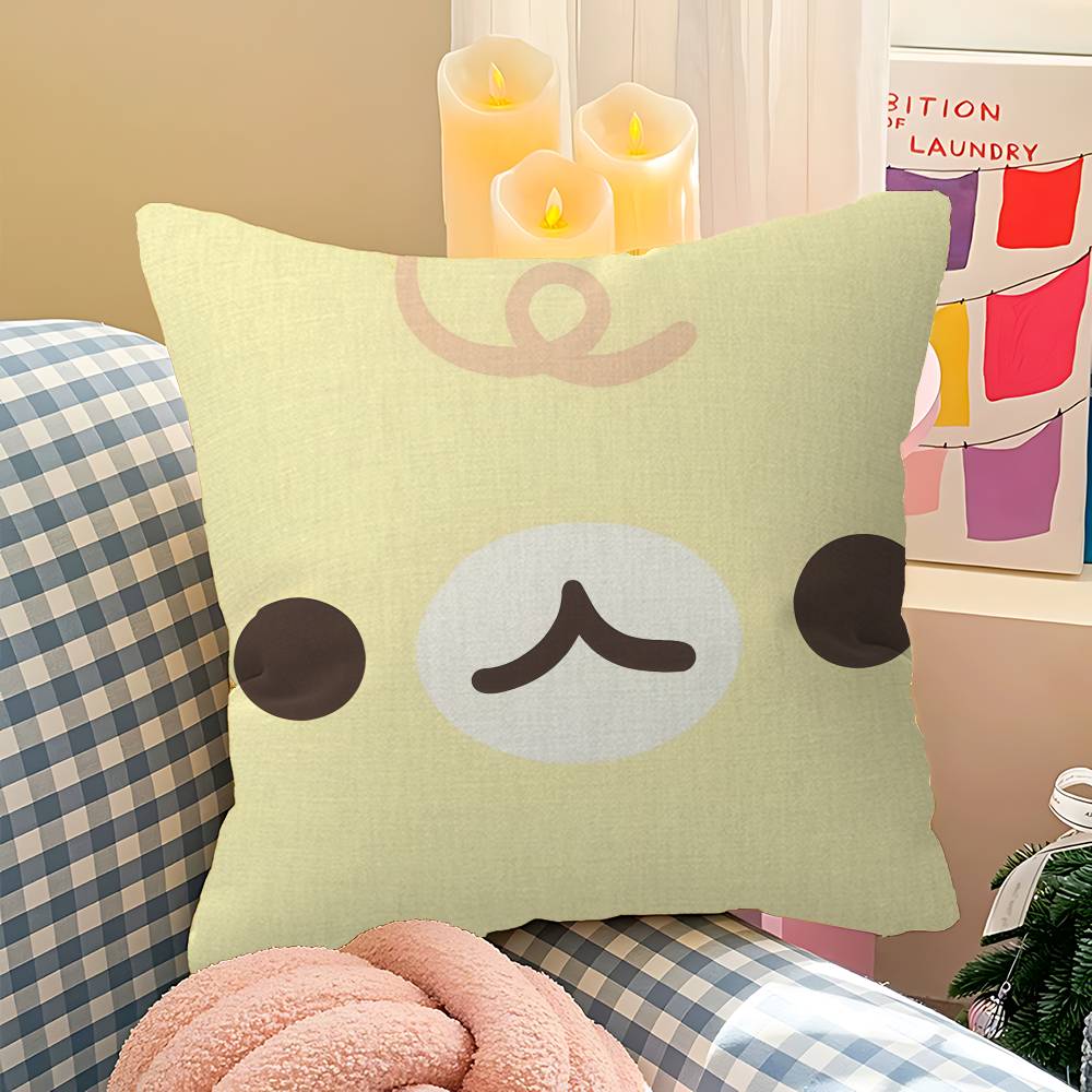 Kawaii Cartoon Mamegoma CUTE Personalized Pillow Cover Kids Bedroom Wild Party Decor Pillowcase Kid Birthday Shower Gift