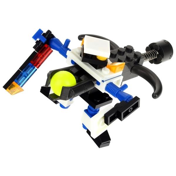 Construction Blocks 4in1 Police Police Car Robot Airplane Set 4 Pieces