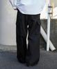 WEGO Wide Cargo Wide Leg Easy Work Size Black Men's Pants, Pants, Pants, Bottoms, Pants, Outdoor, Streetwear, Gift, Spring/Summer, Autumn/Winter,