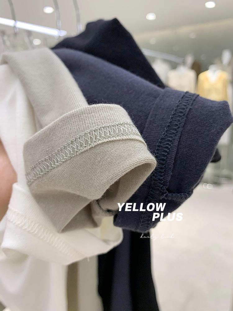 New 2024 Off-Shoulder Ruched Long-Sleeve T-Shirt, Rayon 1x1, 260g, High-End.