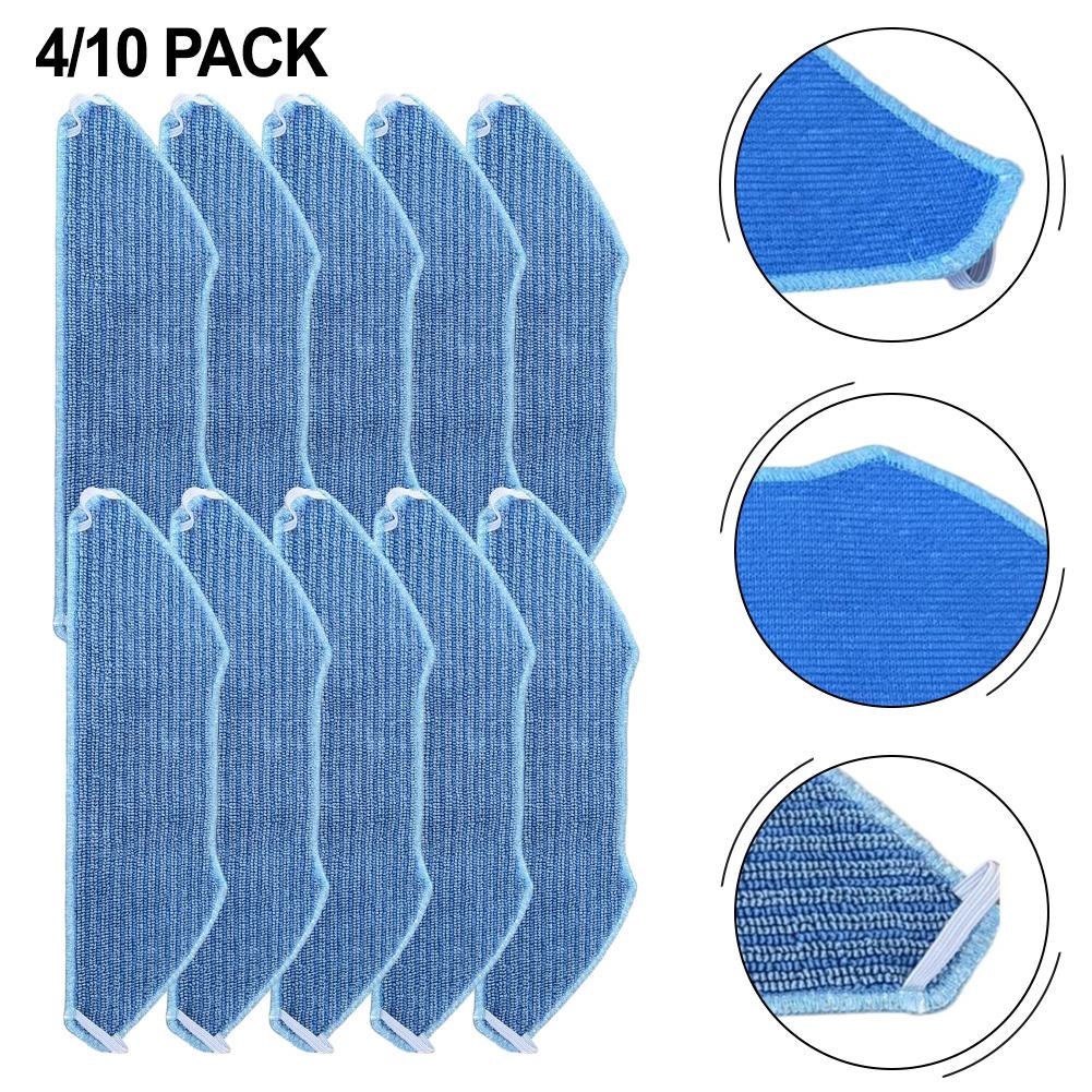 4/10pcs Washable Reusable Mop Cloth For Lefant M1 / M2 / M2S / U180 For OKP K8 Vacuum Cleaner Cleaning Appliance Accessories