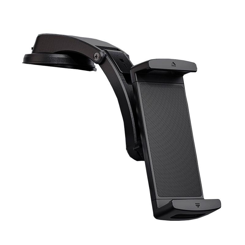 For Car Navigation Car Mount Waterfall Suction Cup Oversized Wide 15” Tablet Dual Stretch Folding Screen Cell Phone Holder