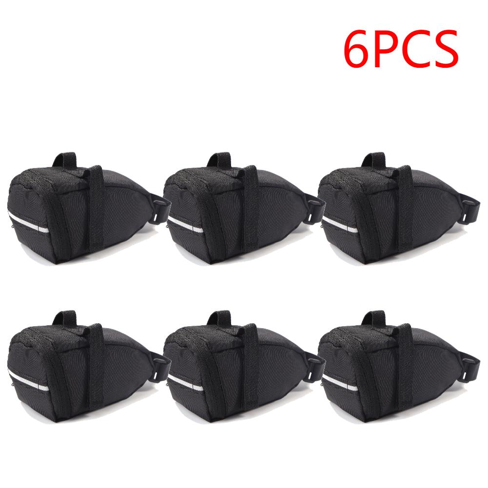 1-6PCS 1L MTB Bicycle Bags Multi-function Bike Saddle Bag Rainproof MTB Seatpost Rear Storage Pouch Cycling Equipment