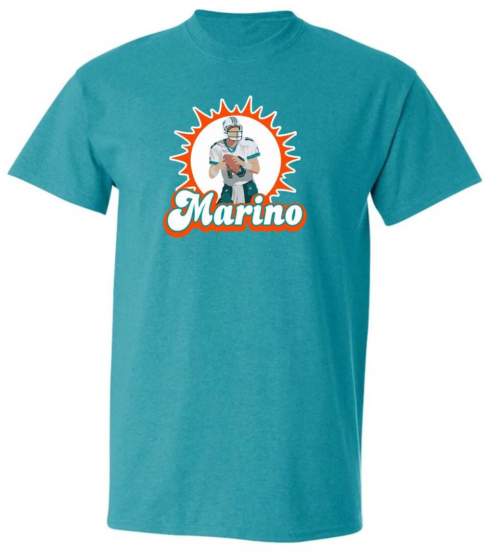 Dan Marino Miami Dolphins Logo Short Sleeve T-Shirt M