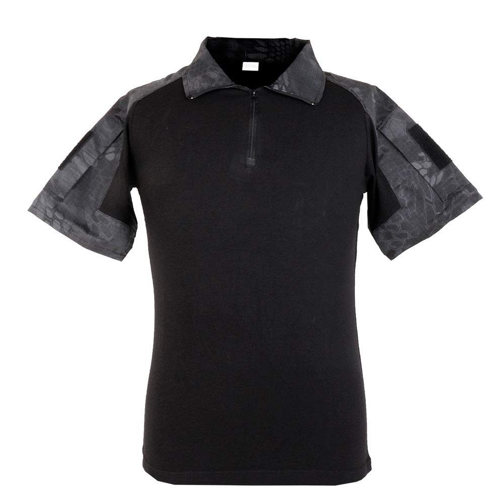 

SHENKEL CRYE Type Short Sleeve Combat Shirt, Men s, Size L, Typhoon (tops-005kty-L)