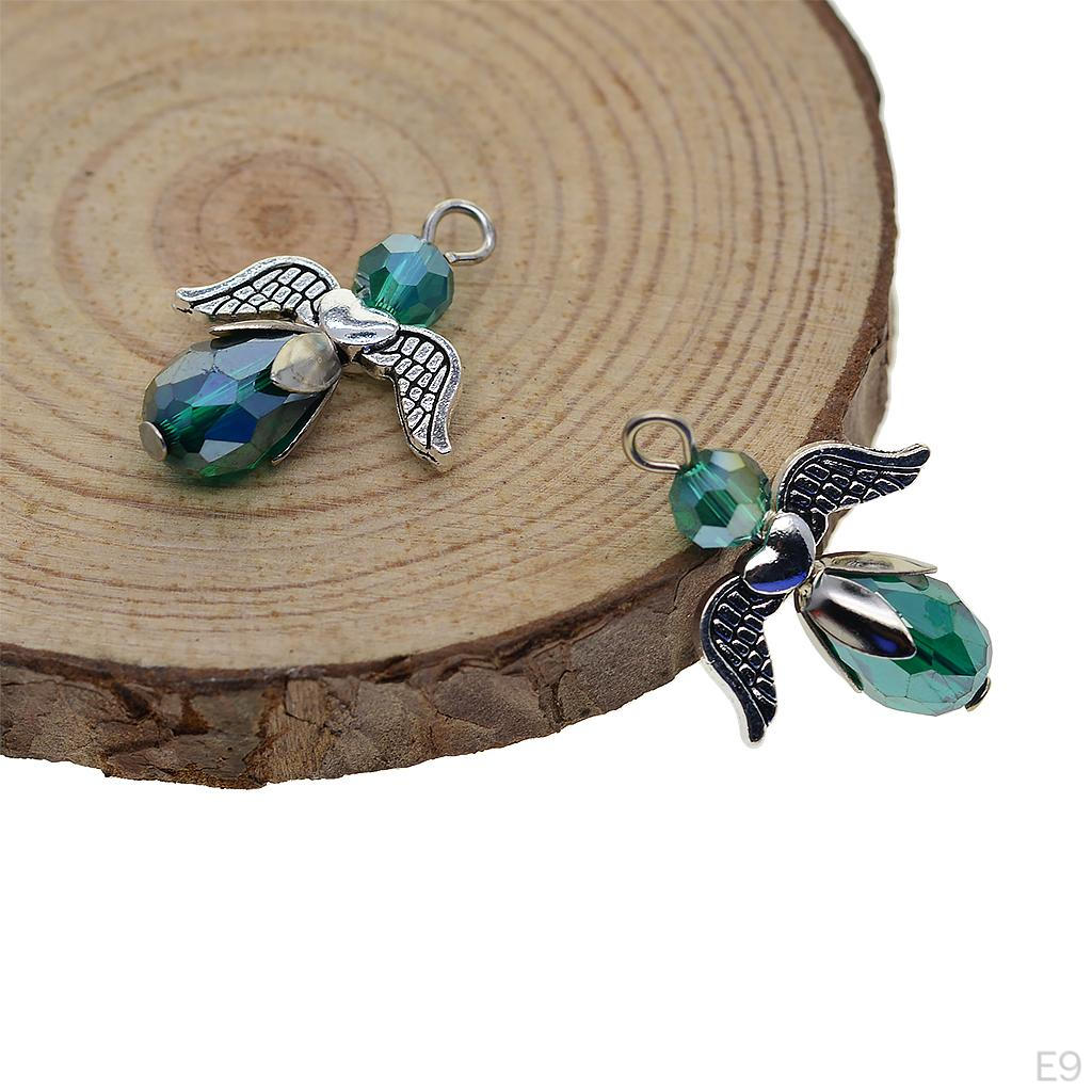 12 Charms Vintage Fairy Pendants For