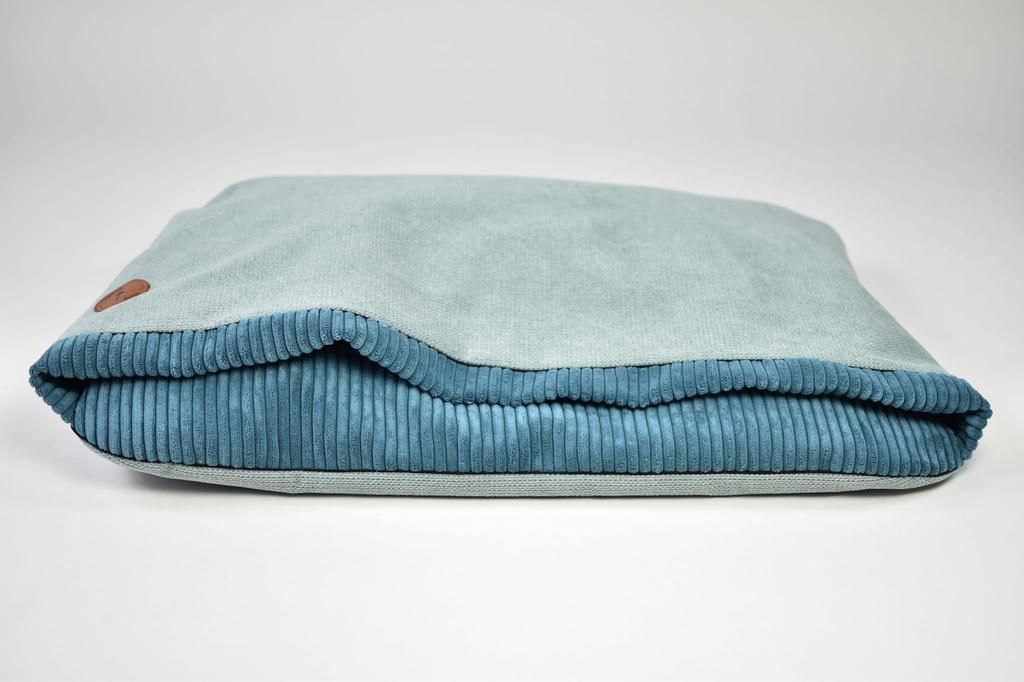 Norka Nel Mint + Petrol Blue 100Cm X 80Cm