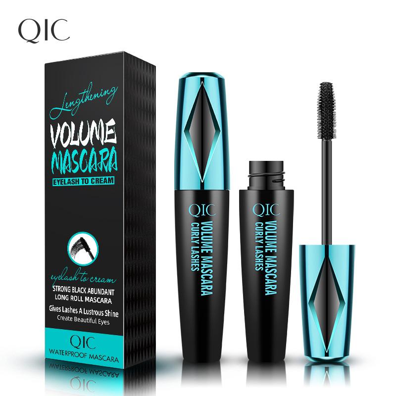 Color North American 4D Mascara, Waterproof Curl Thick Non-Smudging Beauty Mascara 4D Makeup