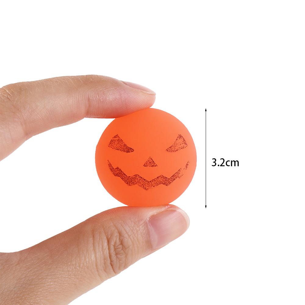 10pcs/set Stretchy Eyeballs Bouncy Eyeball Scary Luminous Bouncy Balls  Halloween Theme