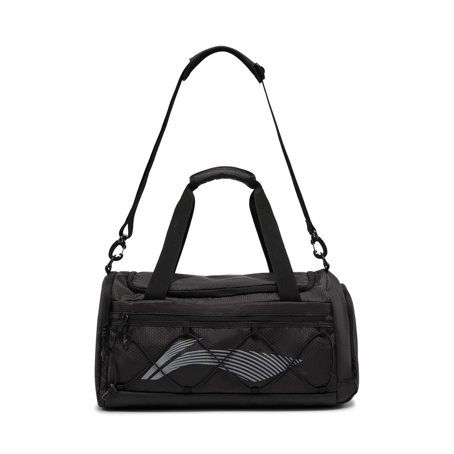 Li Ning Polyester Gym Bag Unisex Basic Black ABLW061-1