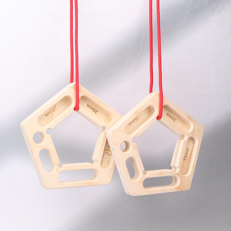 1Pair Finger Strengthen Climbing Board Pull-Ups Weight Hang Trainer Portable Tool Grip Forearm Strengthener Exercise