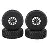 Ongwan RC Wheel Tires, Durable Rubber Wheels for Remote Control Cars MN82 and LC79, Enhanced Traction, Stylish Design, Easy Installation (Black)