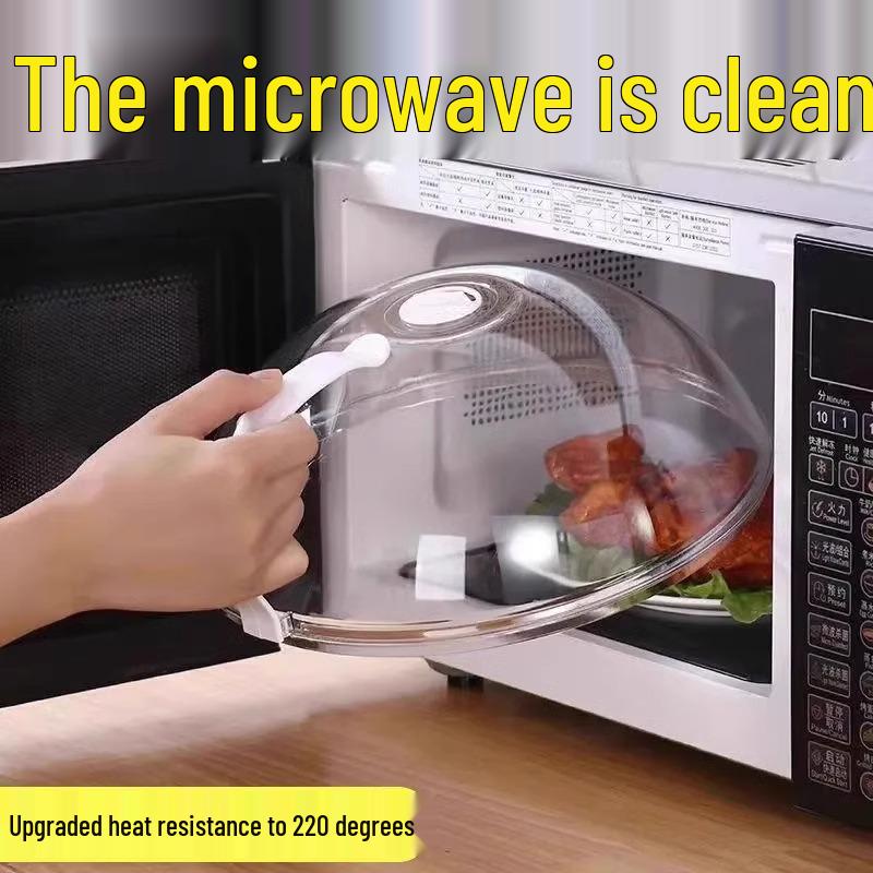 High-Temp Resistant Microwave Splatter Cover & Food Preservation Lid