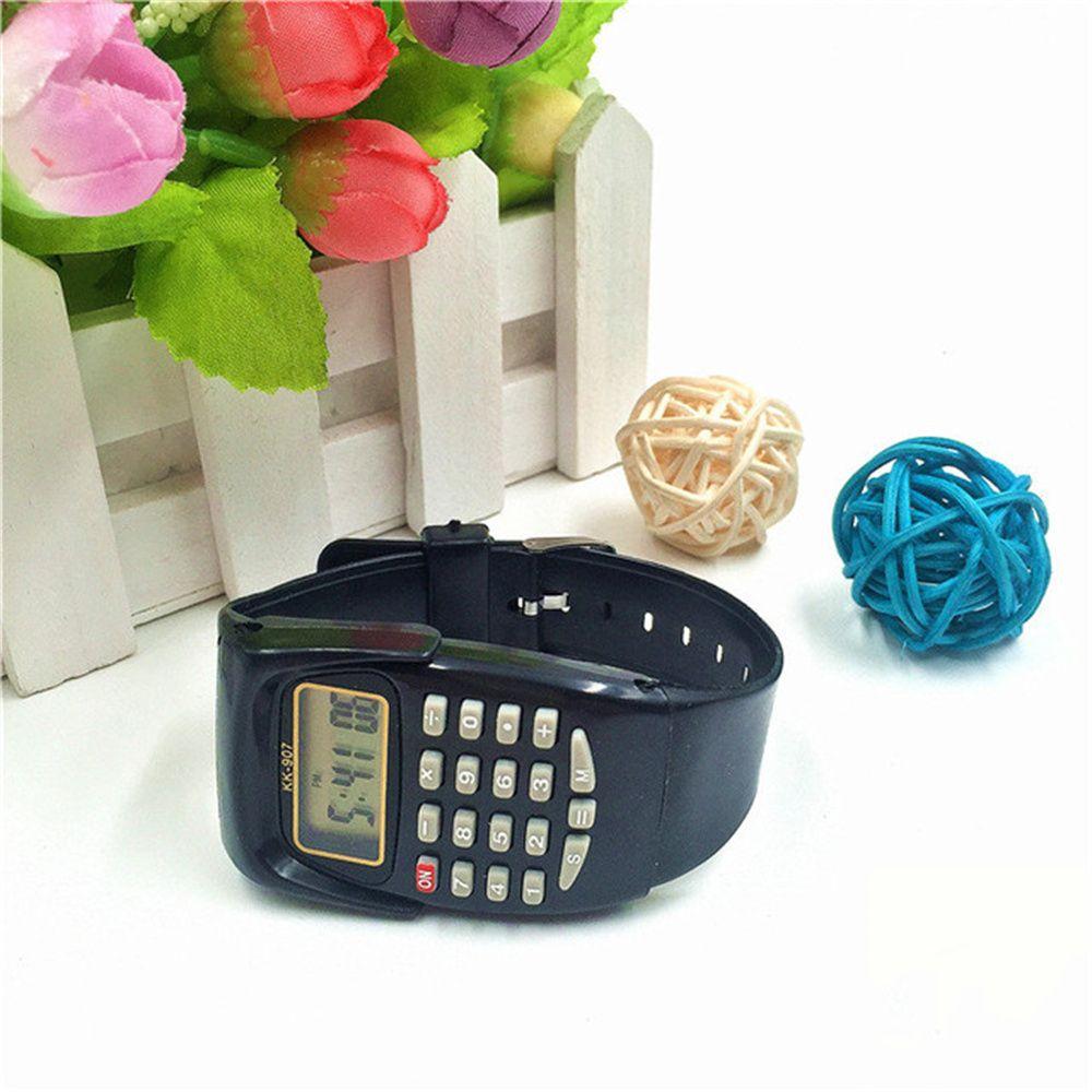 Children Watch Silicone Calculator Watch Electronic Calculator Date Electronic Watch Wrist Watch
