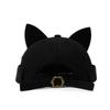 Cute Cat Ears Brimless Hat Breathable Woman's Landlord Hat Solid Color Docker Hat  Streetwear