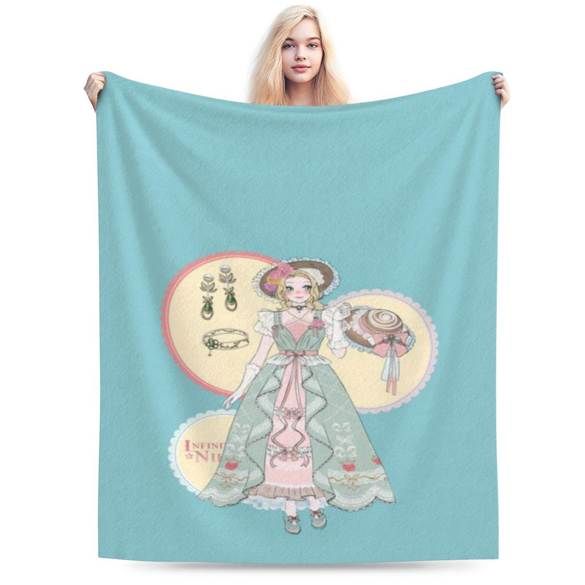 Nikki Verdant Melodies Custom Warm Decorate Home An UltraSoft Micro Fleece Blanket 75x100cm 30x40in