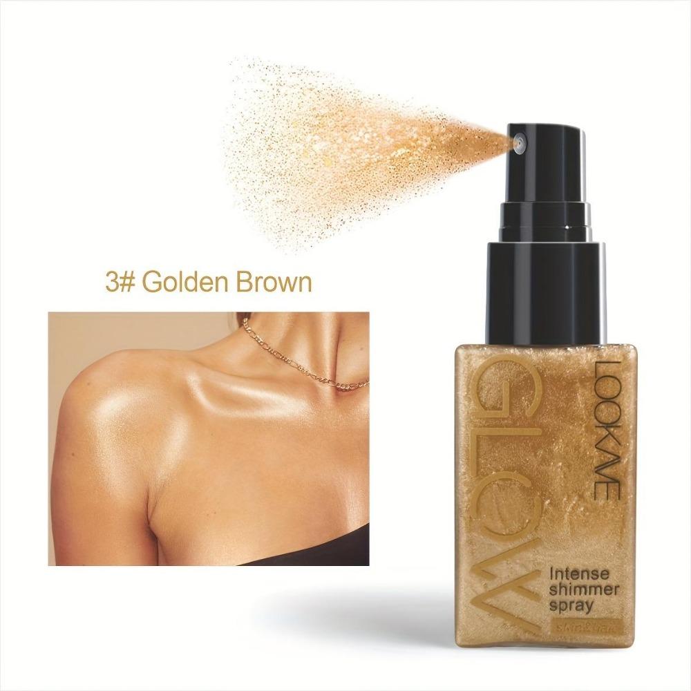 Liquid Highlighter Spray & Face Illuminator Lotion for Radiant Glow and Sculpting Makeup