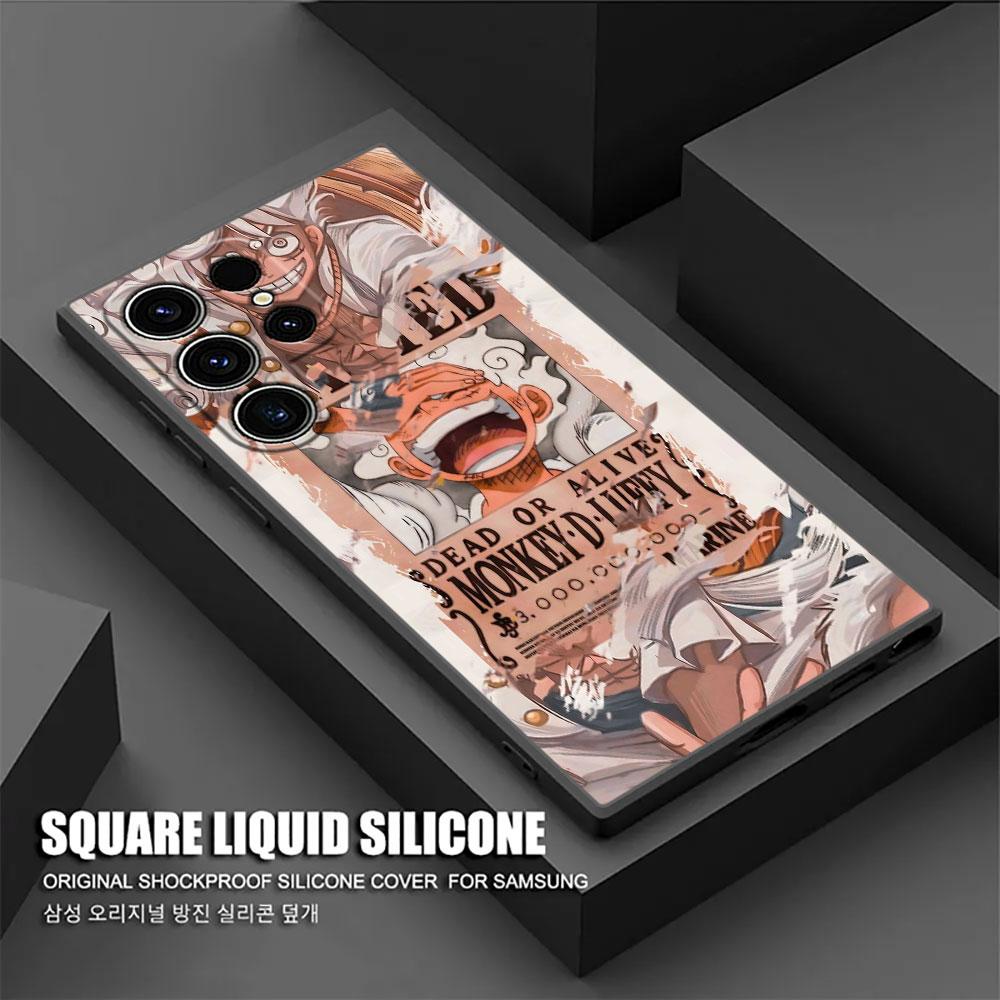 Ones Pieces Straw Hat Pirates Luffy Phone Case For Samsung Galaxy S25 S24 S23 S20 S21 FE S26 S22 Ultra S26 Plus S25FE Soft Cover