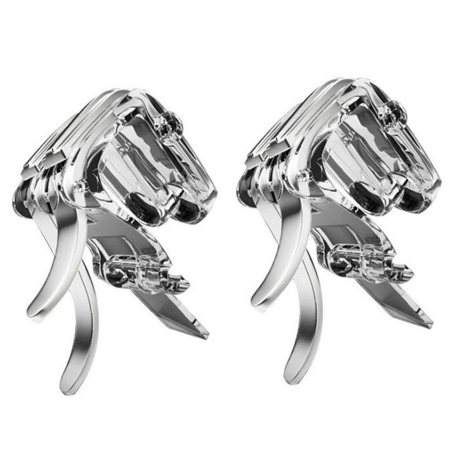 

Металлический смартфон, мобильный игровой триггер для мобильного геймпада Pubg, кнопка прицеливания огня, L1R1, ключевой шутер, контроллер Pubg, триггеры