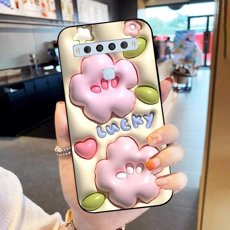 For TCL 10L Case T770H T770B Back Cover For TCL 10 Lite Case Coque Shockproof Soft TPU Silicone Phone Case 10 L 10Lite Fundas