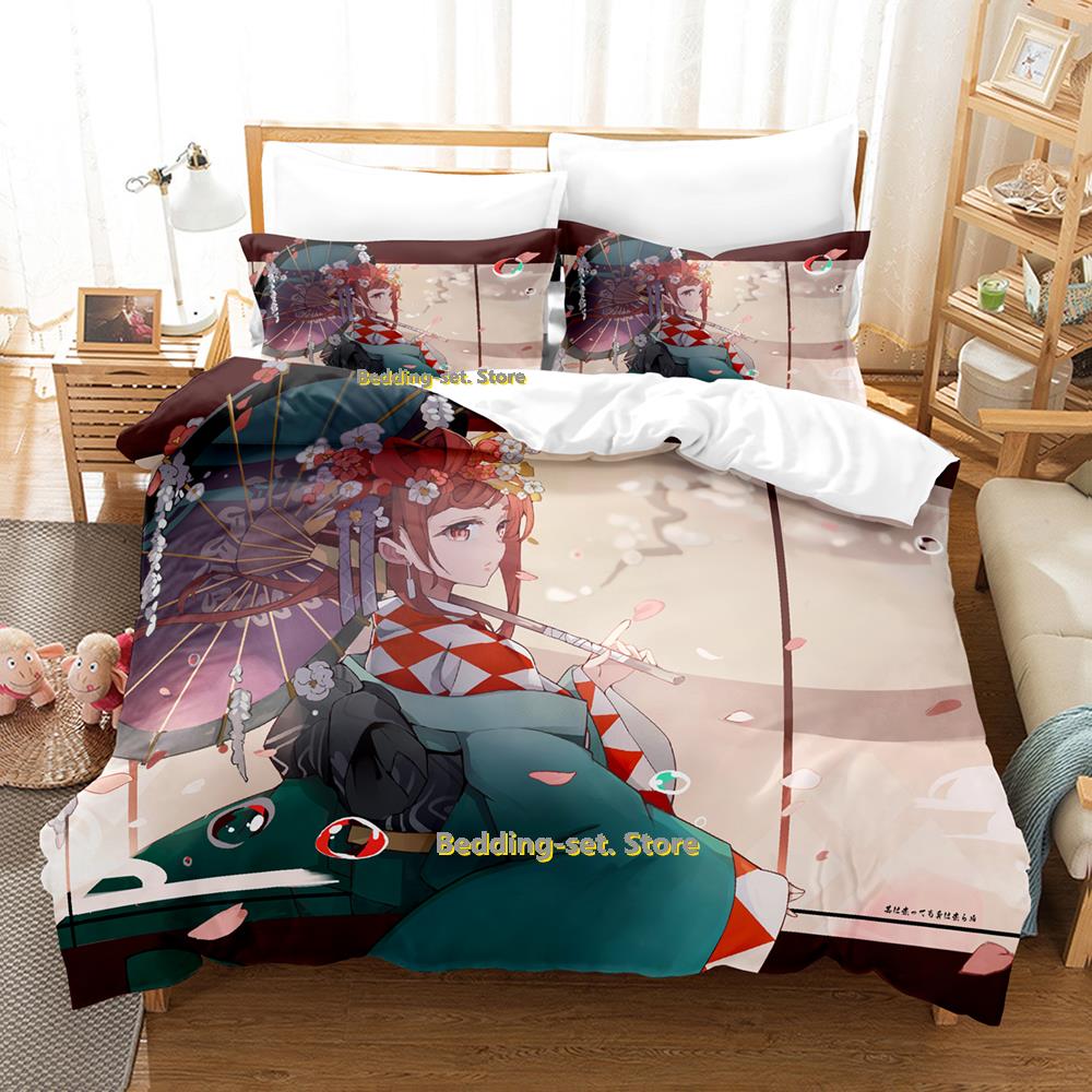 2023 Neues Zombie Land Saga Bettwäscheset Einzelbett Twin Full Queen King Size Bettwäscheset für Erwachsene Kinder Schlafzimmer Bettbezug-Sets Anime Bett