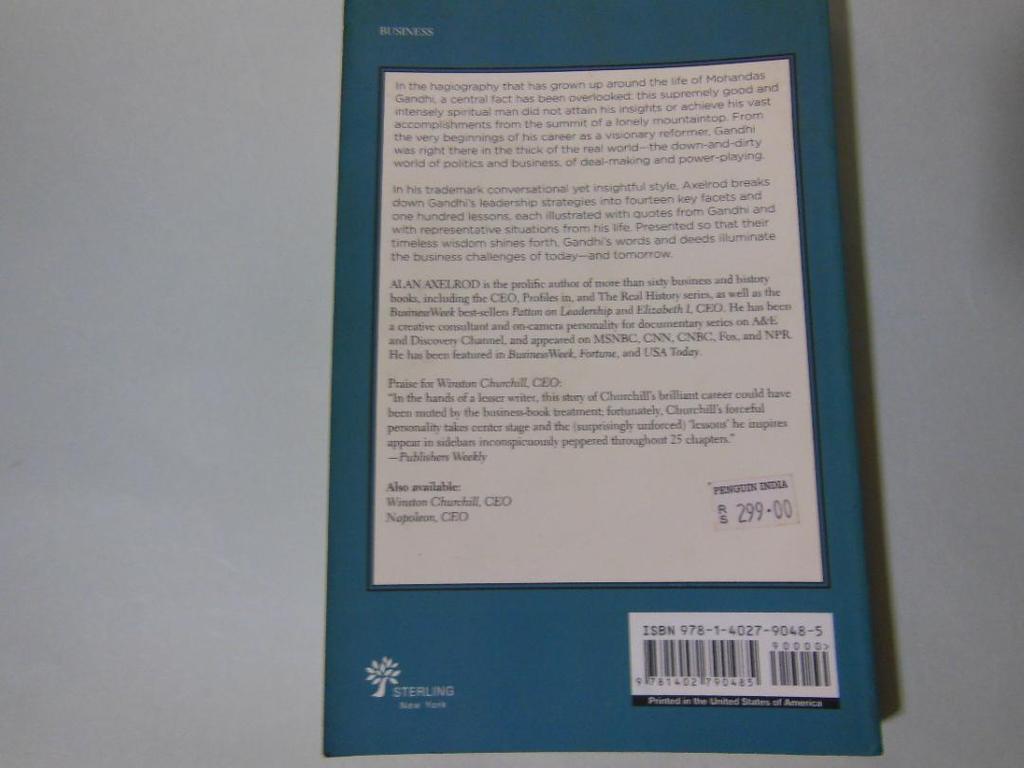 [USED] A book about Gandhi I bought in India! 210 pages in total English 153