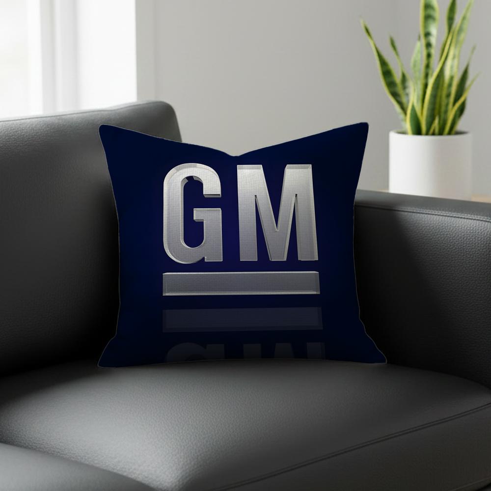 Brand General Motors Cushion Cover Natural Linen Pillowcase Set AllinOne Decor for Sofa Bedroom  Chair