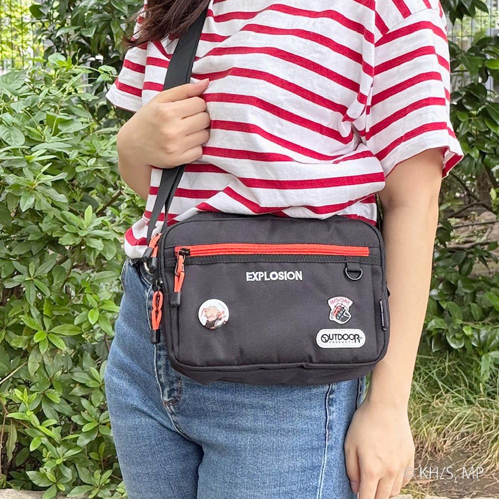 Hero Academia x OUTDOOR Shoulder Bag with Can Badge ODHA01 Orange [My PRODUCTS]