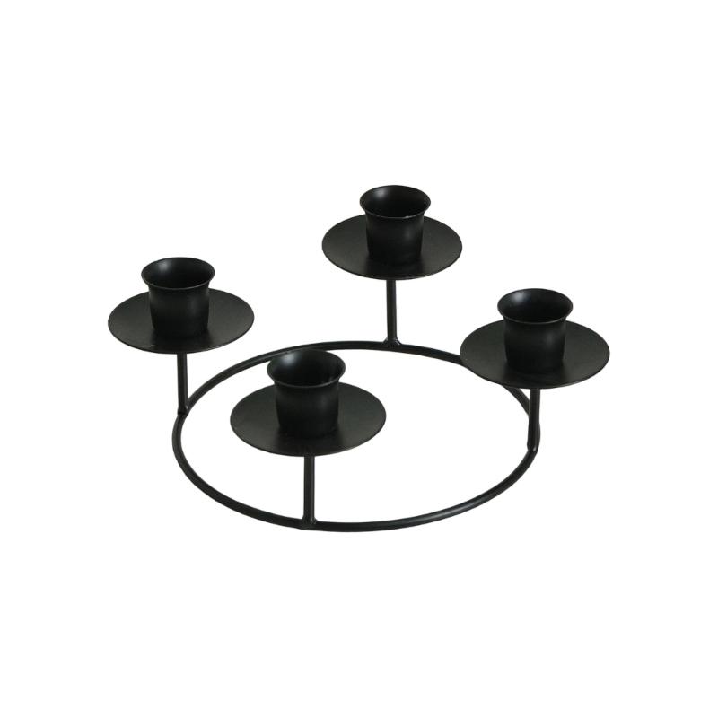 Decorative Candle Stands Iron Taper Candle Holders Candelabra Retro Candlestick Holders for Wedding,Table Centerpieces