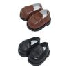 Niannyyhouse 10cm Plüschtier, Kleine Lederschuhe, Schuhe x 2, Baumwollpuppen-Schuhe, Schuhlänge: Ca.. 3,8 cm, Verkleidung, Puppenzubehör (a-2)