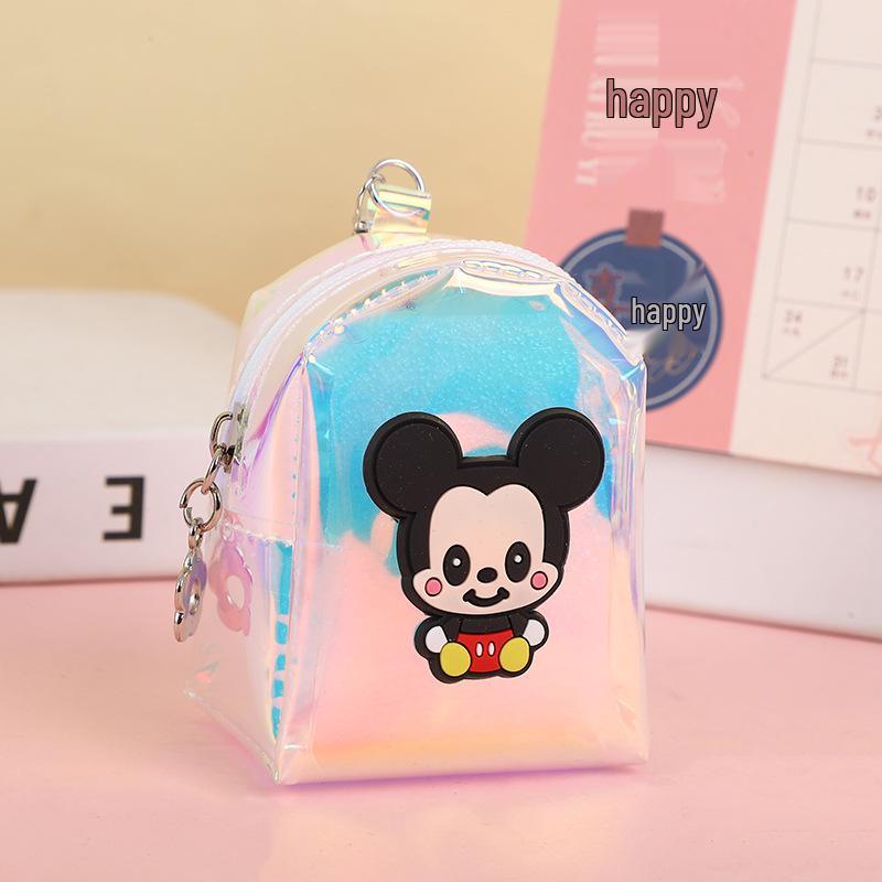 Korean-Style Cute Cartoon Mini Coin Purse & Key Pendant
