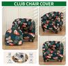 2PC/Set Club Chair Cover Stretch Armrest Sofa Covers Spandex Non-Slip Machine Washable Furniture Protector For Living Room